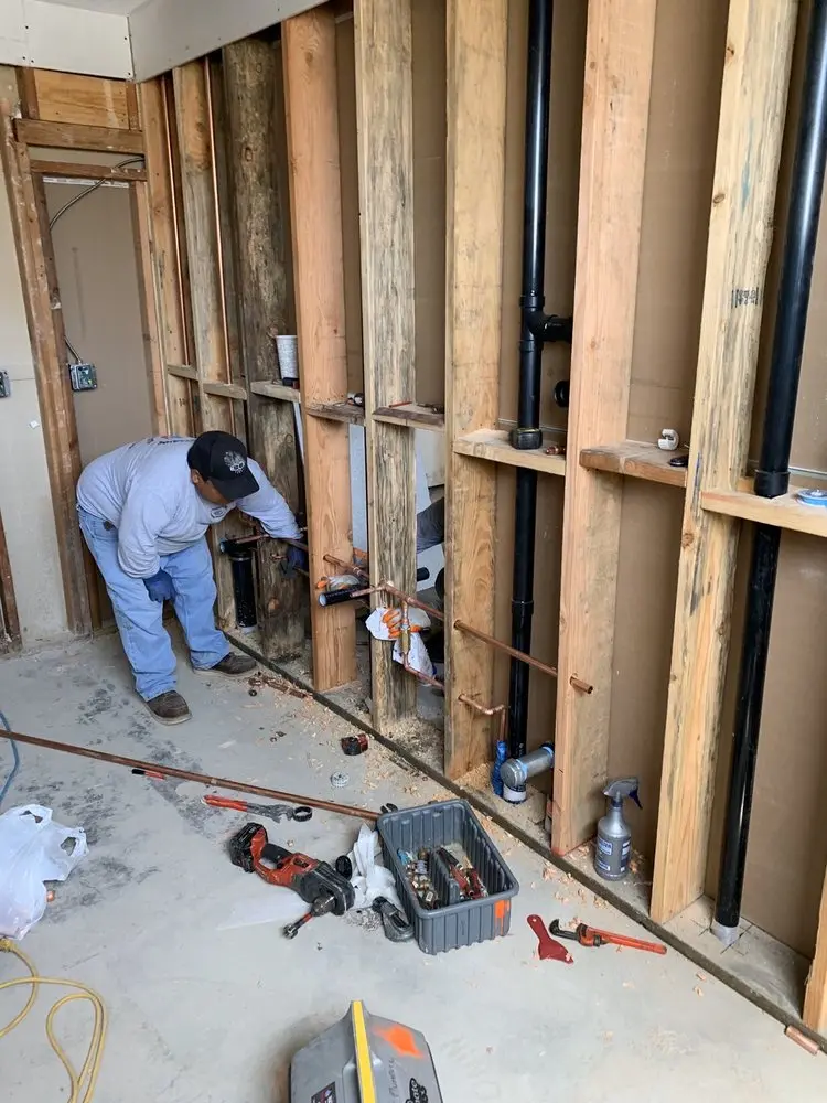 Commercial rough-in plumbing for Commercial Plumbing in Cowpens